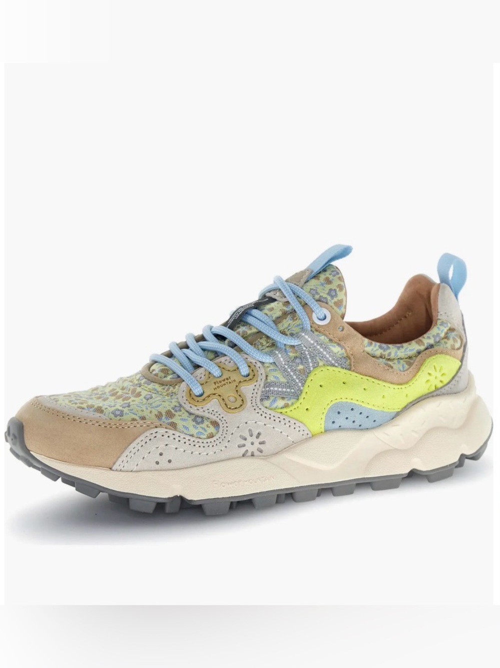 NWT Flower Mountain Yamano 3 Sneaker in Cream Yellow - Picture 2 of 15